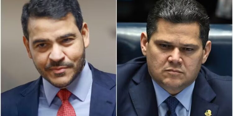 Jorge Messias e David Alcolumbre