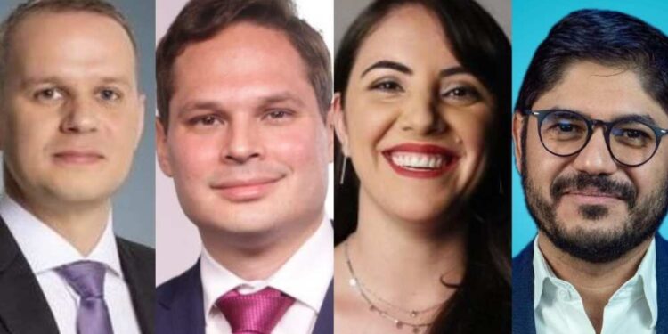 Leandro Magalhães, Paulo Cappelli, Juliana Dal Piva e Wilson Lima (Da esq. pra dir.)