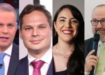 Leandro Magalhães, Paulo Cappelli, Juliana Del Piva e Melillo Dinis