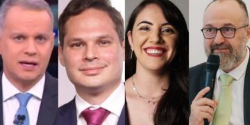 Leandro Magalhães, Paulo Cappelli, Juliana Del Piva e Melillo Dinis