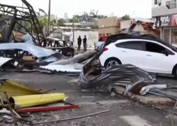 Tornado causa destruição e deixa mortos e feridos no Paraná