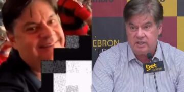 Ademar Rigueira é flagrado na torcida do Flamengo e gera polêmica