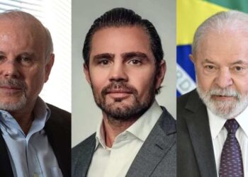 Guido Mantega, Daniel Vorcaro e Lula
