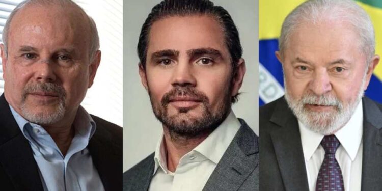 Guido Mantega, Daniel Vorcaro e Lula