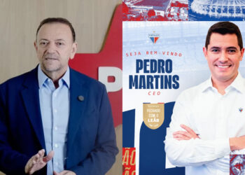 Edinho Silva e Pedro Martins, atual CEO de Futebol do Fortaleza