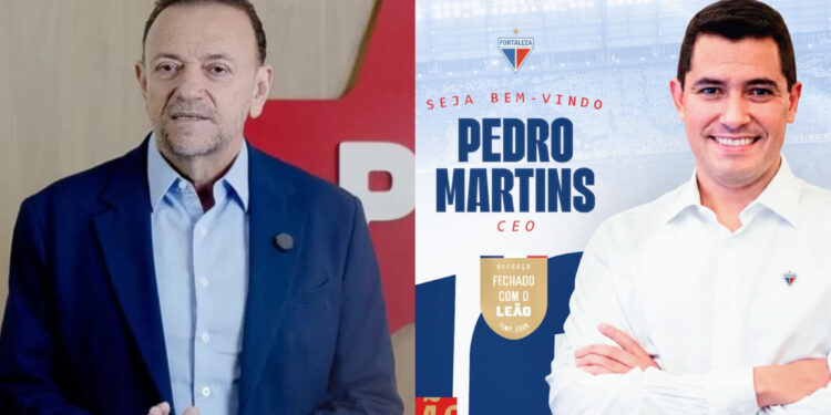 Edinho Silva e Pedro Martins, atual CEO de Futebol do Fortaleza