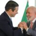 O deputado Hugo Motta e o presidente Lula