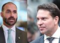 Eduardo Bolsonaro (PL-SP) e Alexandre Ramagem (PL-RJ).