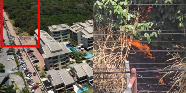 O local fica por trás do luxuoso Condomínio Ekora