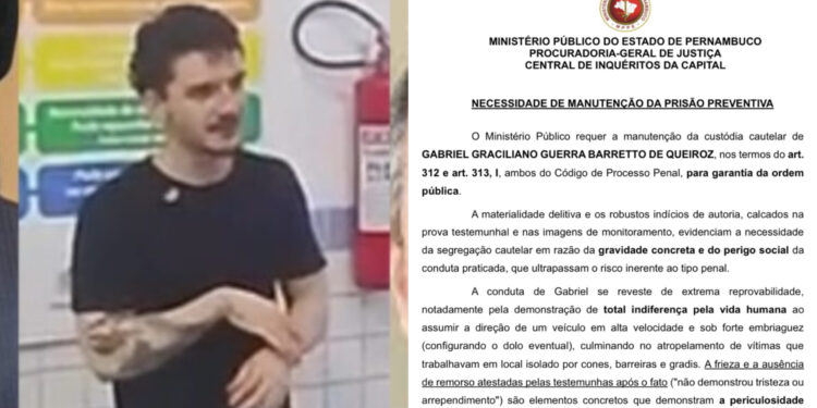 O estudante Gabriel Graciliano foi denunciado pelo MPPE ao Tribunal de Júri