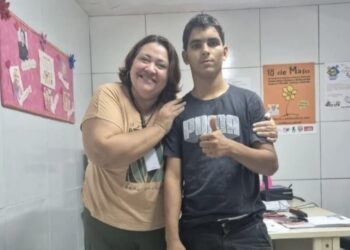 Conselheira tutelar Verônica Oliveira e Gerson de Melo Machado “vaqueirinho”