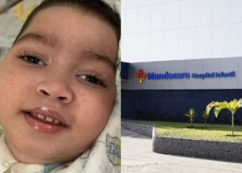 Miguel veio a óbito no Hospital Infantil Mandacaru, da rede Hapvida