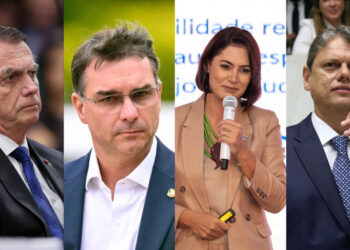 Jair Bolsonaro (PL); Flávio Bolsonaro (PL); Michelle Bolsonaro (PL); Tarcísio de Freitas (Republicanos)
