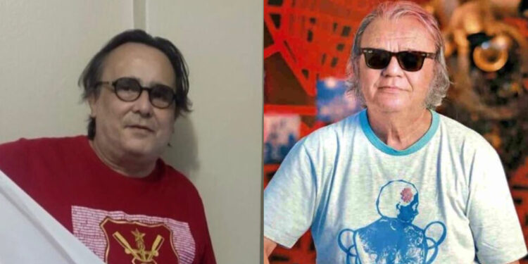 Os jornalistas Otávio Toscano e José Teles (esq. p./ dir.)