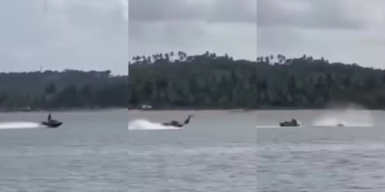 A colisão foi entre as praias da Coroa do Avião e de Mangue Seco, em Igarassu