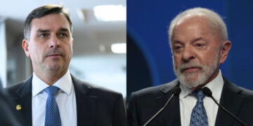 Senador Flávio Bolsonaro (PL-RJ) é o Presidente Lula (PT)