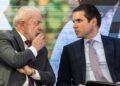 Presidente Lula e Presidente da Câmara Hugo Motta (esq. p/ dir.)