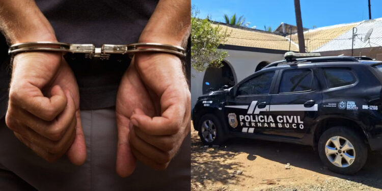 Suspeito foi levado para delegacia de Noronha