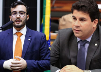 Lula da Fonte (PP) e Carlos Veras (PT) (esq. p/ dir.)