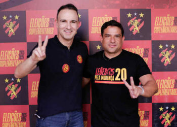 Matheus (presidente) e Kadico (vice) da chapa “Leões pela Mudança”