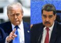 O presidente dos EUA, Donald Trump e da Venezuela, Nicolás Maduro