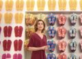 A atriz Fernanda Torres, na propaganda das Havaianas
