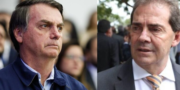 Jair Bolsonaro (PL) e Paulinho da Força (Solidariedade-SP) (esq. p/ dir.)
