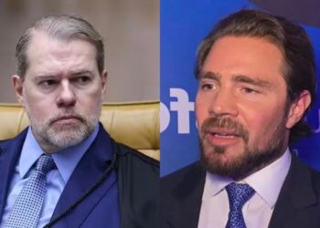 Dias Toffoli, ministro do STF e Daniel Vorcaro do Banco Master