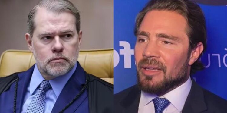 Dias Toffoli, ministro do STF e Daniel Vorcaro do Banco Master