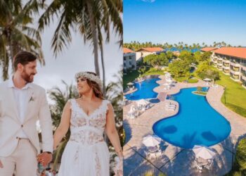 A psiquiatra Augusta Ebraim com o empresário Egori Ebraim