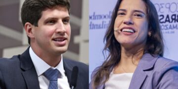 O prefeito João Campos (PSB) e a governadora Raquel Lyra (PSD)