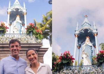 O Sec. Meio Ambiente, Daniel Coelho e a Governadora Raquel Lyra (PSD)