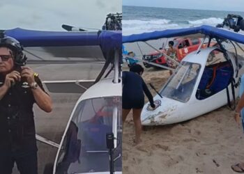 Antes do voo, o prefeito Carlinhos da Pedreira compartilhou nos stories a preparação para a decolagem