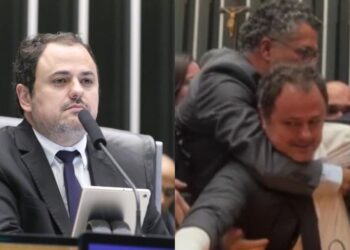 Deputado Glauber Braga é retirado após ocupar cadeira da presidência da Câmara