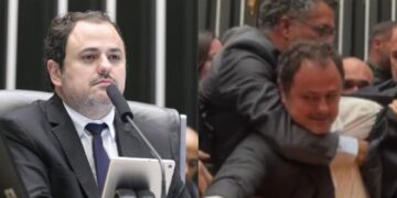 Deputado Glauber Braga é retirado após ocupar cadeira da presidência da Câmara