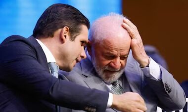 O presidente da Câmara, Hugo Motta e o presidente Lula