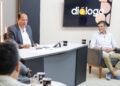 Programa Diálogo, da TV Nova, apresentado pelo jornalista Pedro Paulo, e o secretário estadual de Meio Ambiente, Daniel Coelho