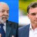 O atual presidente Lula e o candidato à 2026 Flávio Bolsonaro