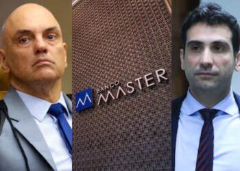 O ministro Alexandre de moraes e Galípolo atual presidente do BC