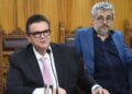 O ministro da Previdência Social, Wolney Queiroz, e o agora ex-secretário-executivo da pasta, Adroaldo Portal