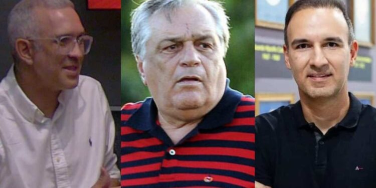 Paulo Bivar (E), o Branquinho, e Matheus Souto Maior concorrem a mandato tampão