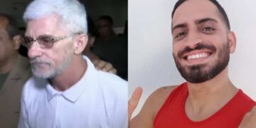 O policial penal Claudomerisson Nascimento e o professor de ginástica Marlon de Melo