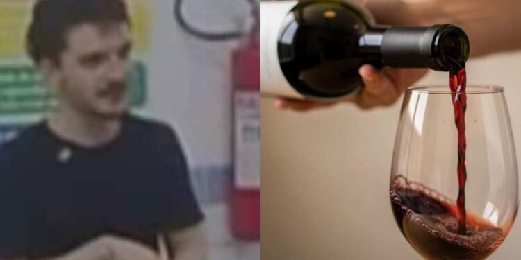Gabriel Graciliano bebeu uma garrafa de vinho sozinho