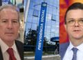 O dono da Provider João Luiz Dias Perez e o ministro da Previdência Social Wolney Queiroz