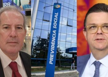 O dono da Provider João Luiz Dias Perez e o ministro da Previdência Social Wolney Queiroz