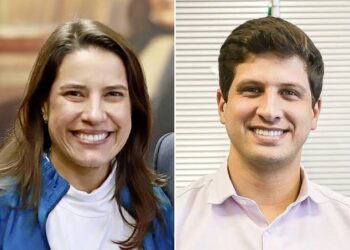 A Governadora Raquel Lyra (PSD), e o prefeito João Campos (PSB)