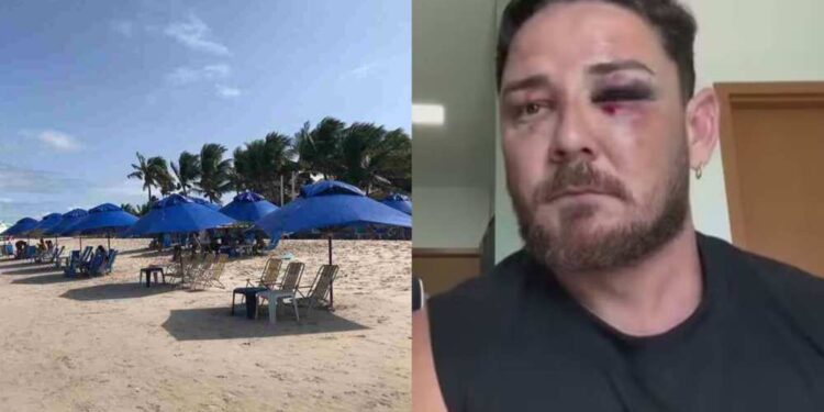 Agressões de barraqueiro em Porto de Galinhas