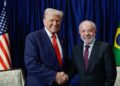 Donald Trump e Presidente Lula (PT) (esq. p/ dir.)