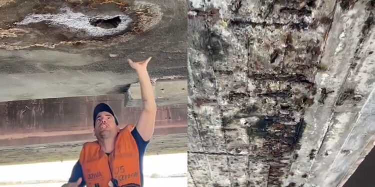 O vereador Eduardo Moura (NOVO) aponta irregularidades na ponte giratória