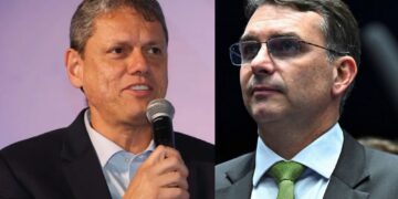 Governador de SP reafirma apoio a Flávio Bolsonaro